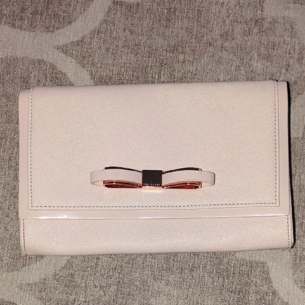 Ted Baker Chic Blush Clutch with Bow Detail